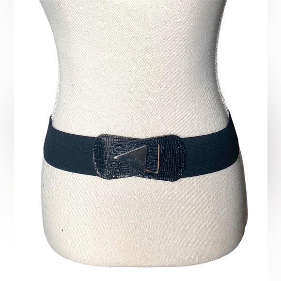 Macy’s | Accessories | Women’s | Black Stretchy Belt - Picture 1 of 11